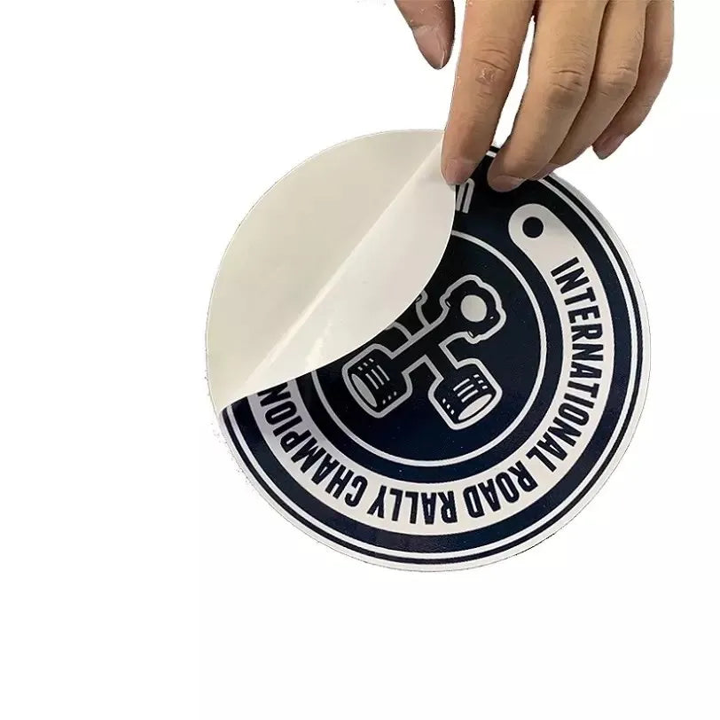 Custom Die Cut Vinyl Printing Adhesive Waterproof PVC Label Stickers