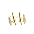 Duyizhao Brass Double Layer Hot Sale Fashion Mexican Style Jewelry Gold Plated Earrings for Women