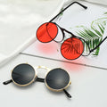 Custom Round Vintage Gothic Retro Punk Style for Man and Women Glasses Steampunk Flip up Sunglasses