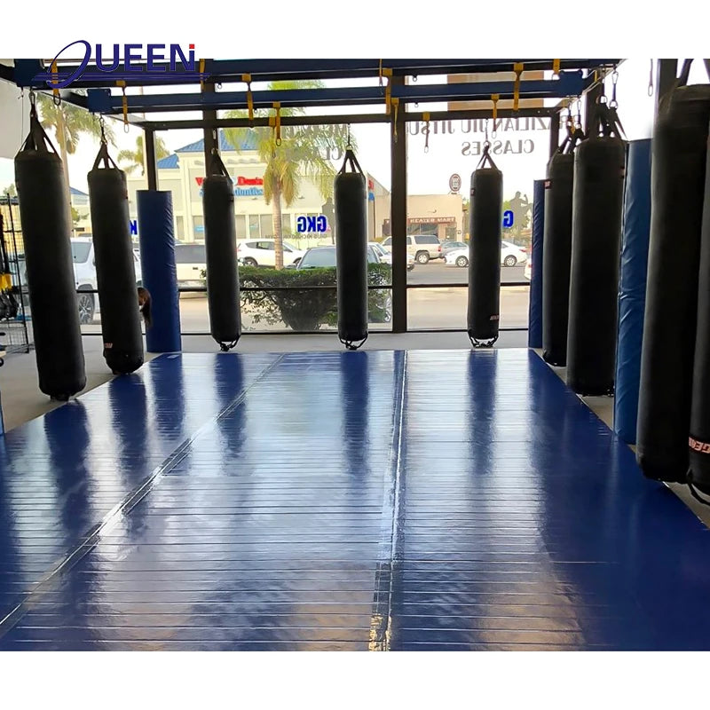 LINYIQUEEN Unisex High Tenacity Sponge Flooring Foam Gym Mat Flexi Rollout Mats for Boxing and Gymnasium Use