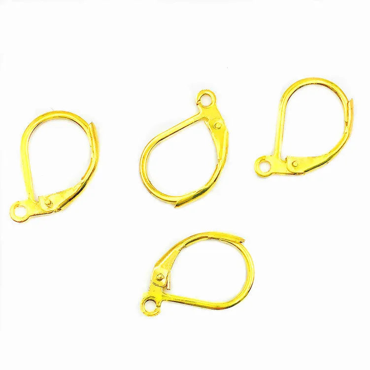 316L Stainless Steel Leverback Earring Hooks Hypoallergenic Dangle Ear Wire for Jewelry Making