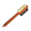Double-sided Shoe Brush Nylon Bristles Removing Dirt Shoe Cleaning Brush Removing Stains Marks and Scuffs Suede Brush
