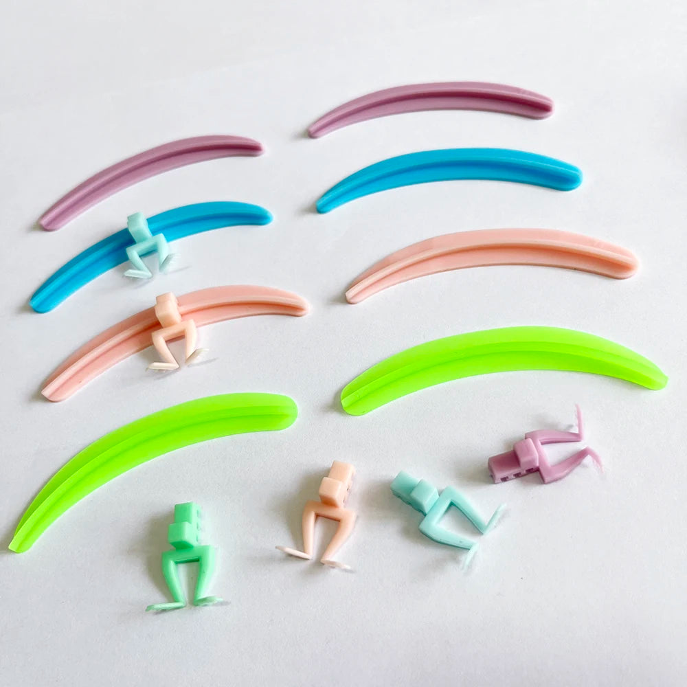Beginner-Friendly Quick Separation Frog Silicon Eye Pad Easy Isolation Lash Extension Tool Square Reusable Eyelash Beauty