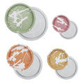 Epoxy Resin DIY Circular Disc Mold Storage Tray Cement Printed Silicone Flower Pot Base Accessory Storage Mold