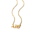 Custom Japanese Katakana Name Necklace Personalized Korean Hebrew Arabic Hindi Pendant Necklace Any Language Can Be Made