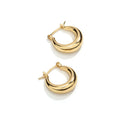 Hot Selling Chunky Small Earrings Dainty Minimalist Open Hoops Earrings for Fashion Jewelry Gold Big Hoop Earring