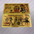 5 Designs Collection Gift Japan Yu-gi-oh Anime Cards 24k Gold Plated Banknote