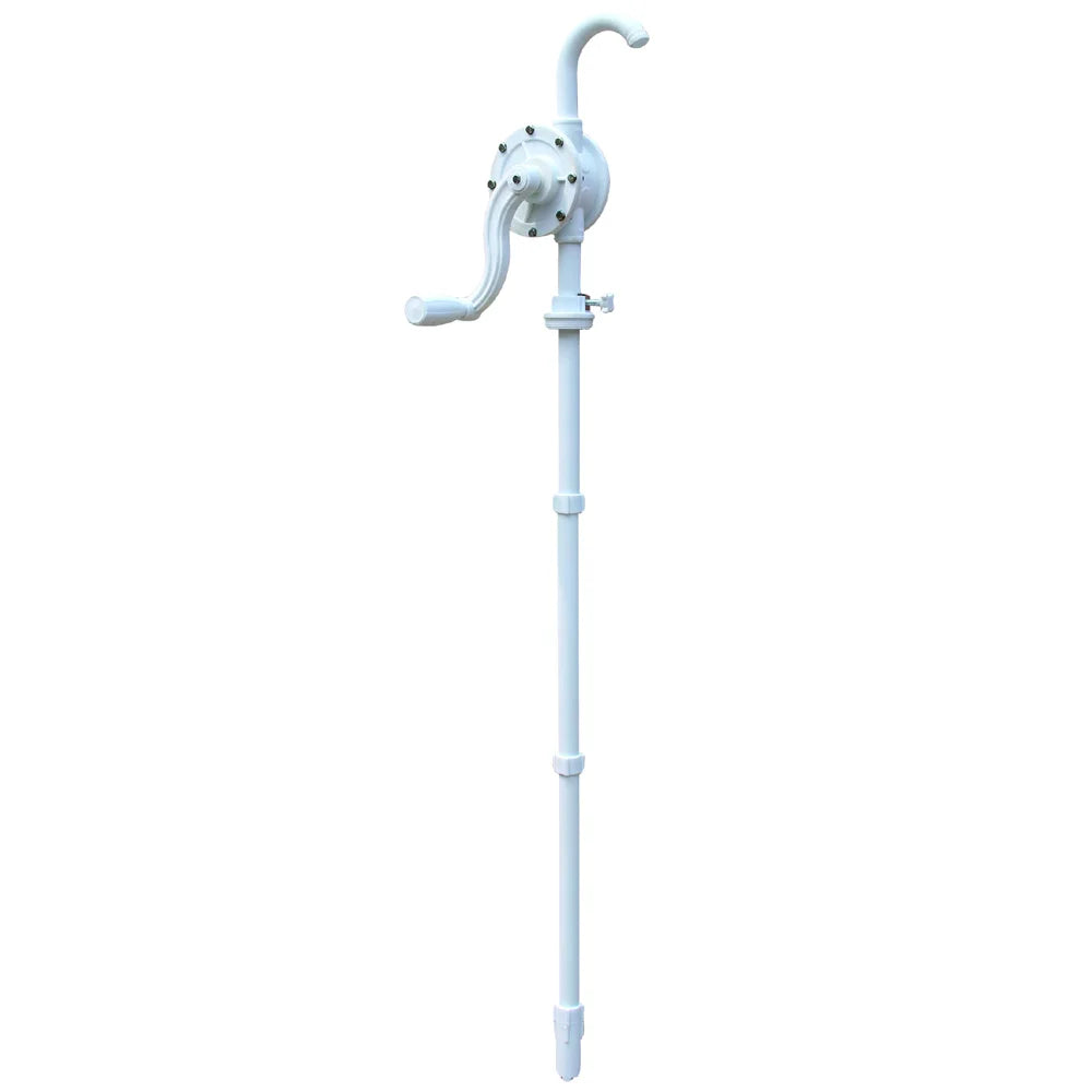 Plastic Barrel Application Pump Hand Rotary Drum Dispensing Pump for Mild Acids / Chemicals / Detergents