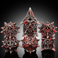 Factory Customized Wholesale New Mimic Dnd Dice Polyhedral Metal Dice Set D&D D4 D6 D8 D10 D12 D& RPG Dice Sets for Table Game
