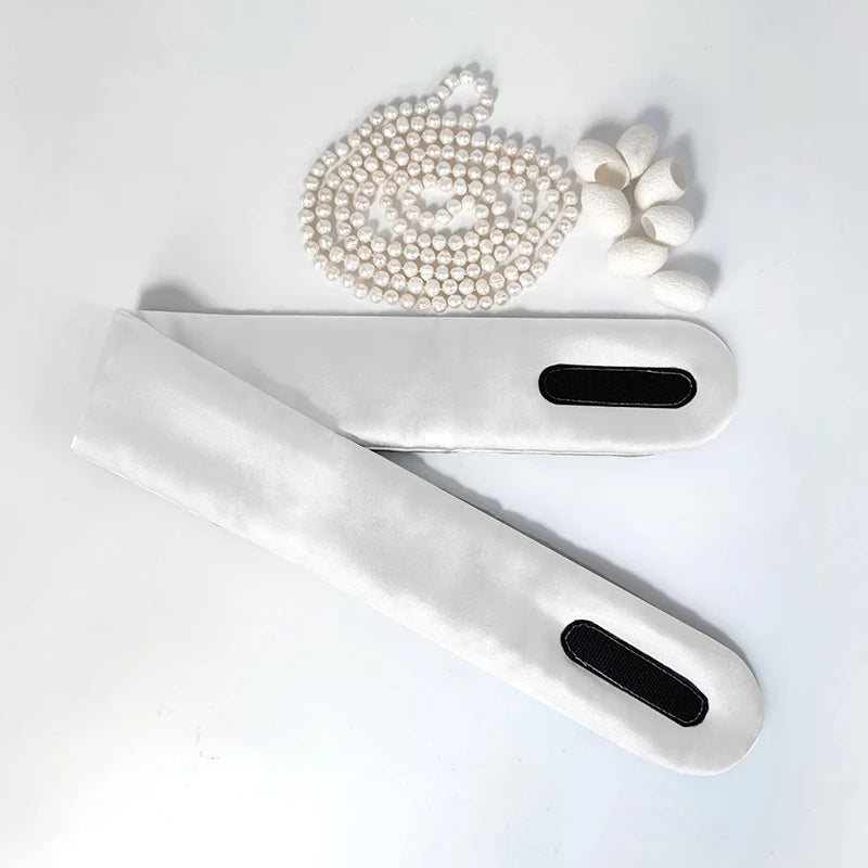 Adjustable Facial 19/22mm 6A Grade Mulberry Silk Friendly Material Customizable Size Spa Headband