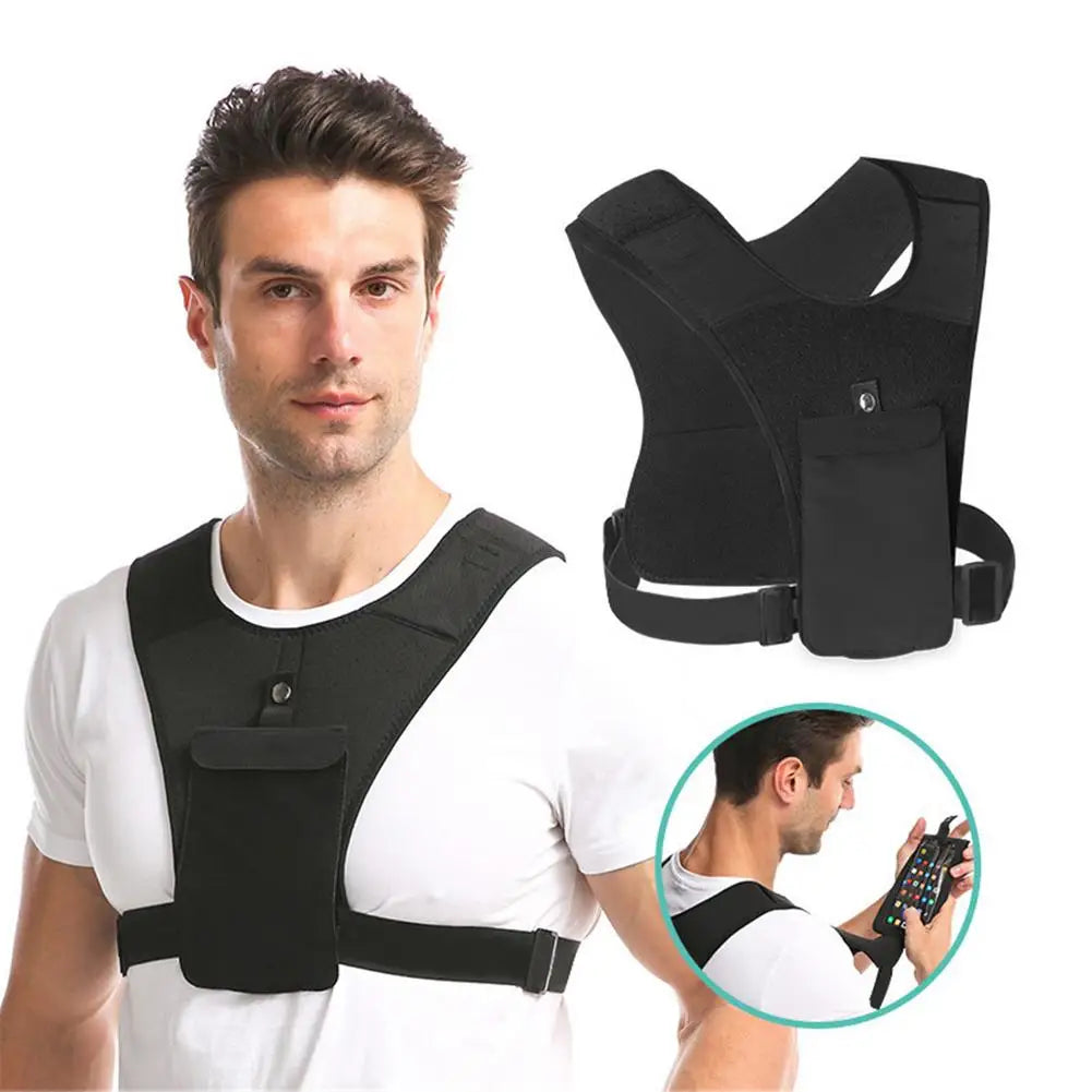 Customizable Logo Neoprene Mesh Adjustable Running Backpack Vest Jogging Sports Chest Running Vest