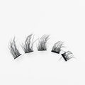 New Product  Private Label Cluster Lashes Wool Curly EyeLash DIY Wool Curling 3D Faux Mink Lashes Fluffy Segment Lash