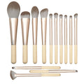 13pcs Oem Synthetic Professional Customize Luxury Beige Brushes Customised 2021 Long Ferrule Makeup Brush