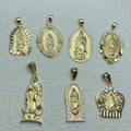 Wholesale Crystal Guadalupe Virgin Mary Pendants Charms for Jewelry Making Women Men Classic Religious Necklace Accessories