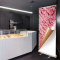 TE-1A-2S High Quality Luxurious Aluminum Silver Retractable Roll Banner Stand with Customized Logo for Advertising Displays