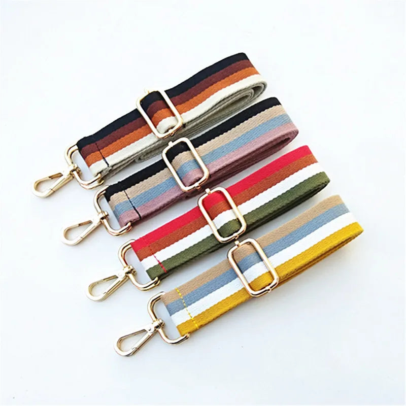 RTS Colorful Wide Adjustable Replacement Shoulder Strap for Cross Body and Handbag Purse Strap Fabric