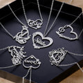 Stainless Steel Classic 18K Gold Plated Custom Name Plates Pendant Necklace Claw Setting Link Chain for Women's Party Occasions