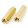 M2 M2.5 M3 Brass Copper Hexagonal Hollow Isolation Column Standoff Cylinder Pillar