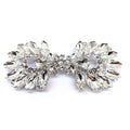 Wholesale Fashion Silver Metal Alloy Sewing on Bridal Belt Crystal Glass Rhinestone Buckle for Wedding Dress Jewelry Decoration