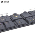 Direct Sales From Luxury Jewelry Manufacturers Custom Logo Luxury Business Jewellery Display Set Brown Jewelry Container Design