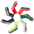 High Elastic Sport Socks Football Basketball Compression Custom Grip Socks for Men Calze Antiscivolo
