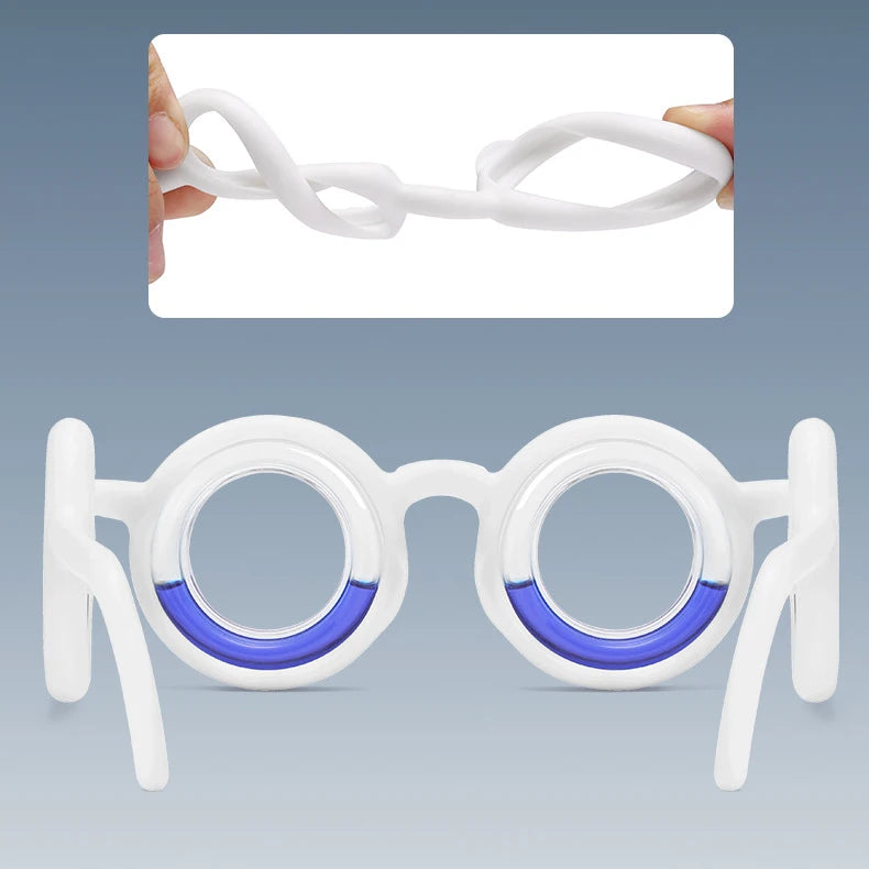 2025 Newest Third Generation Anti Motion Sickness Wholesale Custom Optical Frame Foldable Travel Sports Glasses for Men Women