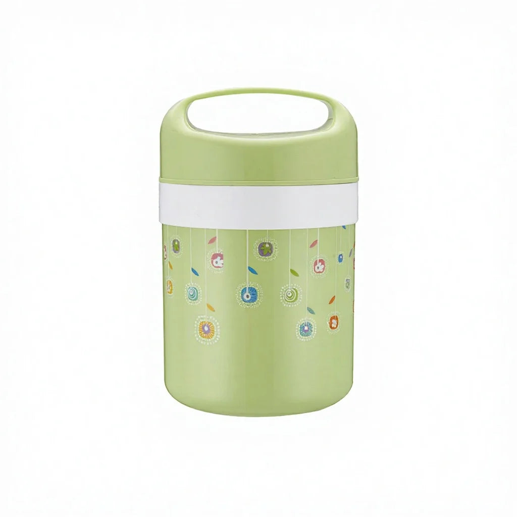 Hot Sales Drum Shape Stainless Steel Vacuum Food Container Lunch Box Cookware Sets with Hand Pan