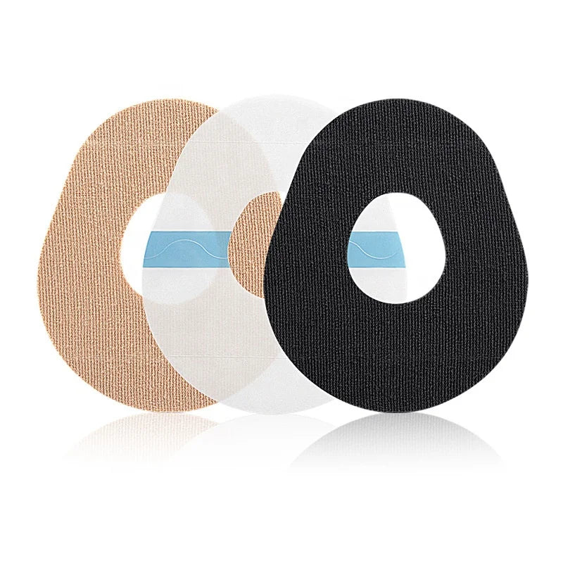 Custom Waterproof Hypoallergenic Kinesiology Tape CGM Sensor Patch OEM Adhesive Non-woven CE ISO Certified Customized Patches