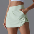 High Waist Cool Thin Quick Dry Breathable Yoga Training Pants New Outdoor Running Fitness Sports Solid Yoga Shorts Drawstring