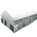 Stocked 10x30m Small Double Layer PE High Tunnel Fully Automated Light Deprivation Greenhouse with Blackout for Sale