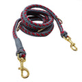 2-Way Adjustable Climbing Shoulder Dog Leash Rope Personalized Polyester Slip Lead for Hands-Free Training Paracord Style