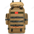 AJOTEQPT Unisex 60L Camouflage Big Capacity Waterproof Polyester Hiking Backpack for Training Camping Outdoor