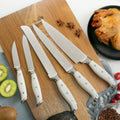 Kitchen Knife Set 6pcs Bolster High Quality Kitchen Chef Knife Set With Block Cutley Kitchen Knife Set