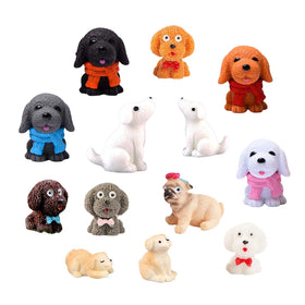 Hot Sale Keychain Keyring Accessories 3d Simulation Dog Design Resin Charms