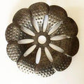 95mm Factory Stamped Metal Flowers and Leaves for Staircase Railings Handrail Balustrade Gate Fence Parts