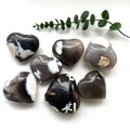 Tiger Sharks Agate Heart High Quality Natural Blue Orca Agate Heart Colorful Agate for Gifts