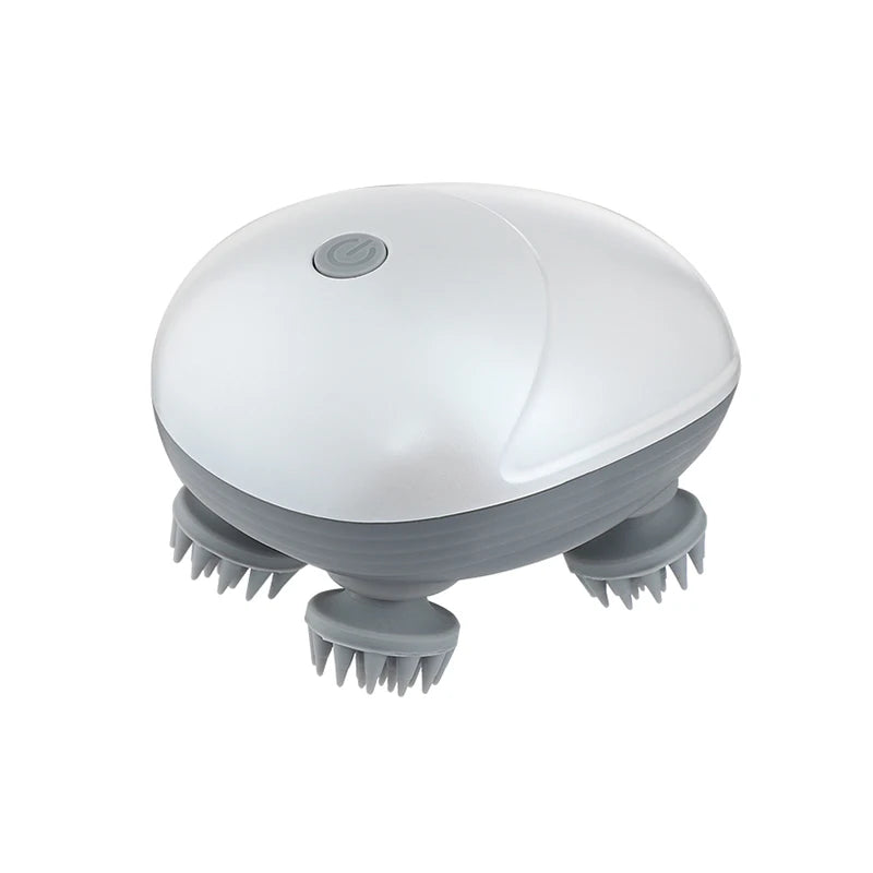 Electric Head Massager Waterproof Scalp Massage Prevent Hair Loss Wireless Body Neck Back Massager