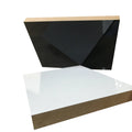 1220*2440mm 15/16/18mm  High Gloss White /BLACK  PET  MDF Board for Interior Design