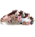 Wholesale PU Leather Cute Small Medium Pet Dogs Collars and Flowers