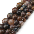 7.5Inch Wholesale 6/8/10/12MM Natural Pietersite Stone Round Loose Beads for Jewelry Making