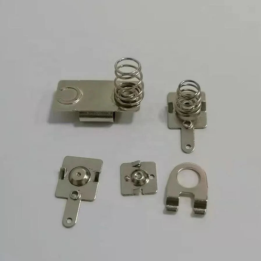 Battery Spring Flat Leaf Spring Contact Factory Battery Contact Blatt Pcb Kontaktfeder