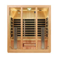 Luxury Additional Heating Solid Wood Far Infrared Dry Indoor 4 Person Infrared Sauna Rooms