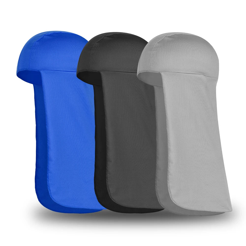 Outdoor Sports Long Tail Skull Cap Cycling Fishing Neck Hat Sunshade and Breathable Inner Lining Caps