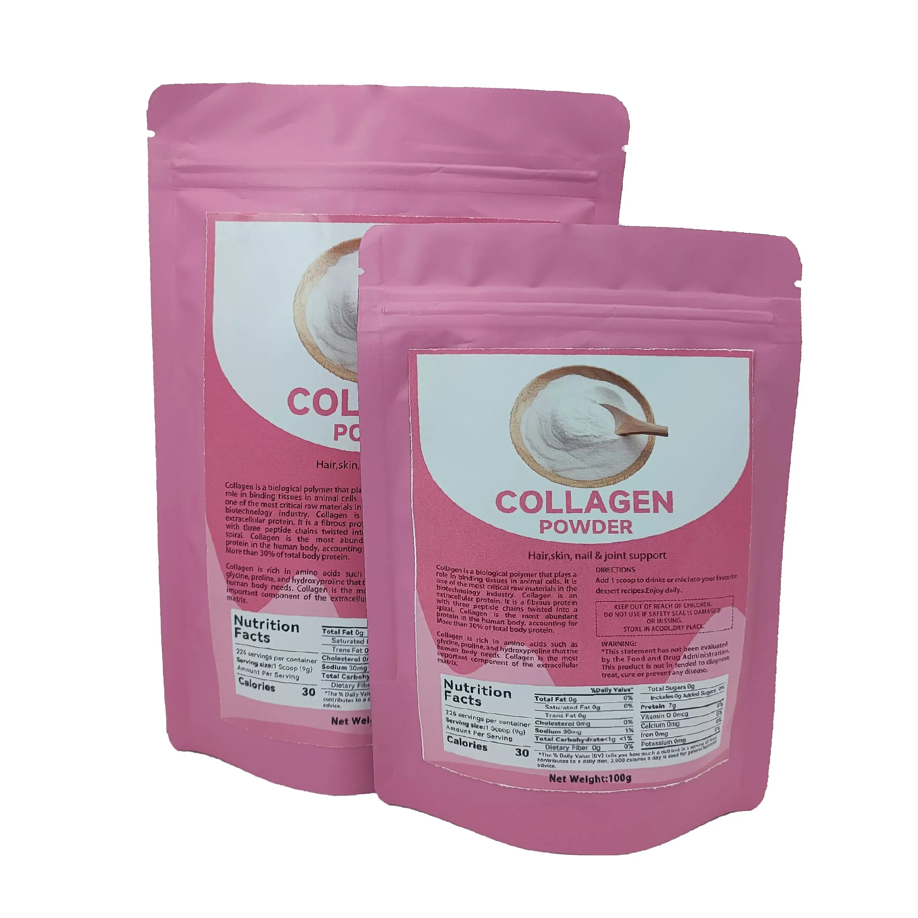 Cosmetics Grade Collagen Peptide Beauty Products Hydrolyzed Collagen Protein Drink Powder