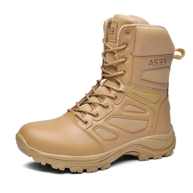 Unisex Winter Spring Outdoor Tactical Training Boots Comfortable Anti-Static Mesh Plus Size for Hiking Hunting Mountaineering