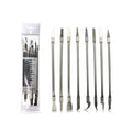 8 in 1 IC Chip Repair Thin Blade Tools Set CPU IC Glue Metal Remover for Mobile Phone Computer CPU