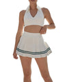 Girl Short Pleated Tennis Skirt Workout Golf Casual Sets Comfortable Women Tennis Suits Tennis Skirt 2 Piece Sets