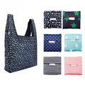 Wholesale Custom Eco-Reusable Large Folding Oxford Tote Bag Fashionable Polyester Foldable Shopping Purse with Custom Logo