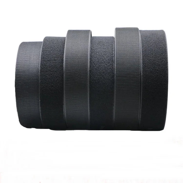 Wholesale Eco-Friendly Heat Resistant Black White 10mm-150mm Nylon Polyester Hook & Loop Tape for Shoes Bags Garments