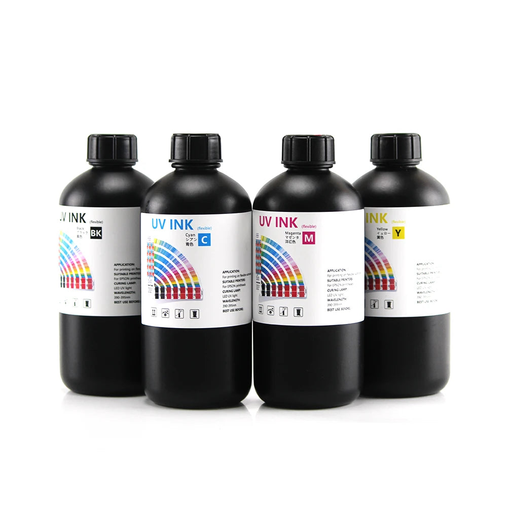 1000ml Led Uv Ink 6 Colors Uv Printer Ink Hard UV Ink for Mimaki LUS120 150 170 JV400 Series JV400-130 160 Inkjet Printers